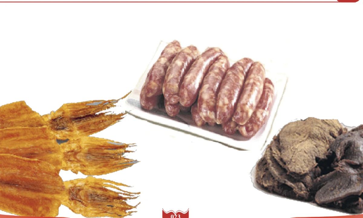 Assorted jerky and dried food products